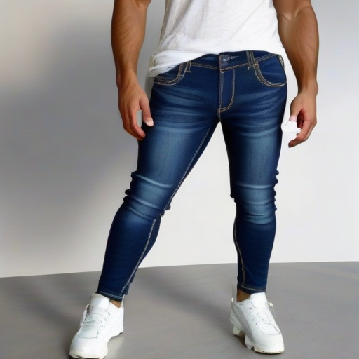 牛仔裤●材质:99%棉1％氨纶有没有弹性？